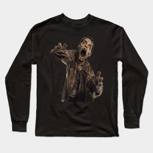 The Desperate Zombie Long Sleeve T-Shirt